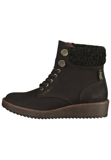Blowfish Stiefelette Lederimitat/Textil Schwarz - surf4shoes