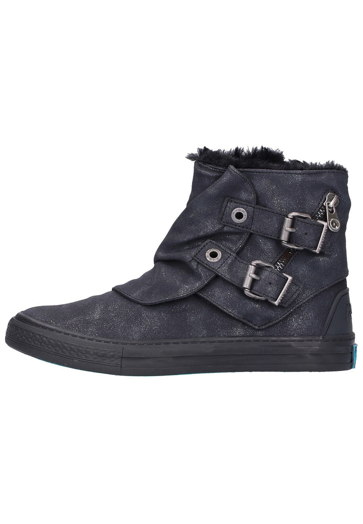 Blowfish Stiefelette Lederimitat Schwarz - surf4shoes