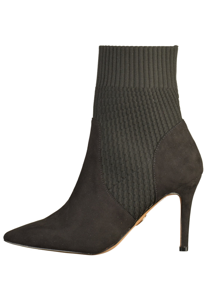 Buffalo Stiefelette Veloursleder/Textil Schwarz - surf4shoes