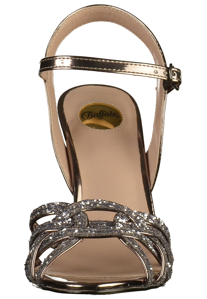 Buffalo Pumps Lederimitat Silber - surf4shoes