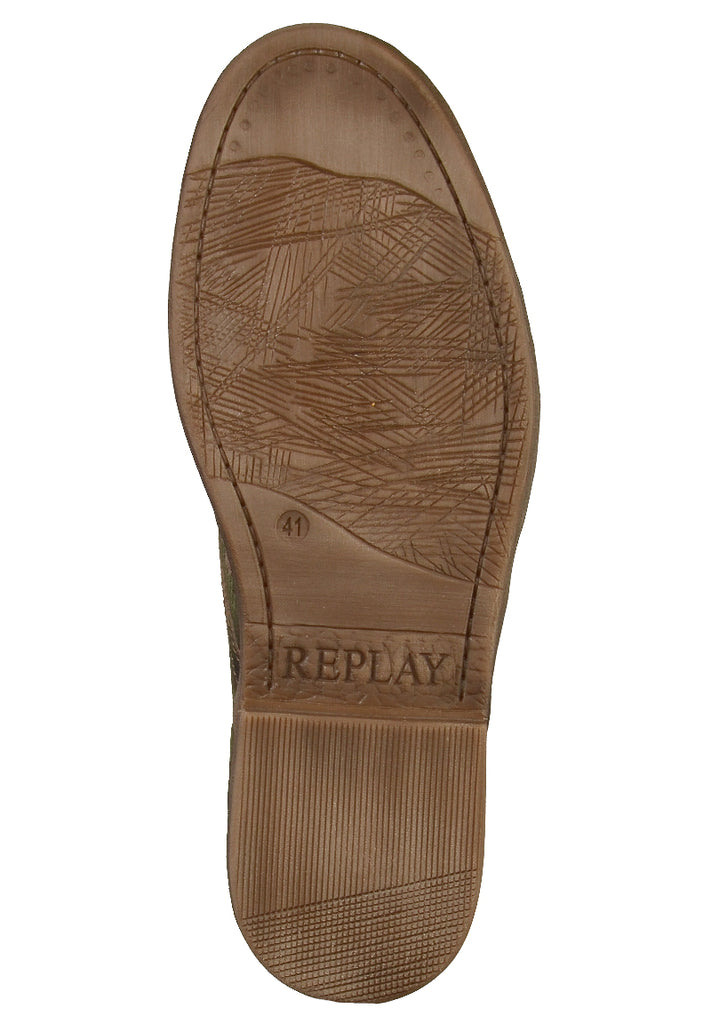 Replay Halbschuhe Leder Camouflage - surf4shoes