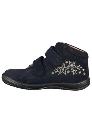 Richter Halbschuhe Veloursleder Blau - surf4shoes