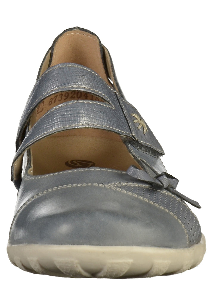 Remonte Ballerinas Glattleder Blau - surf4shoes