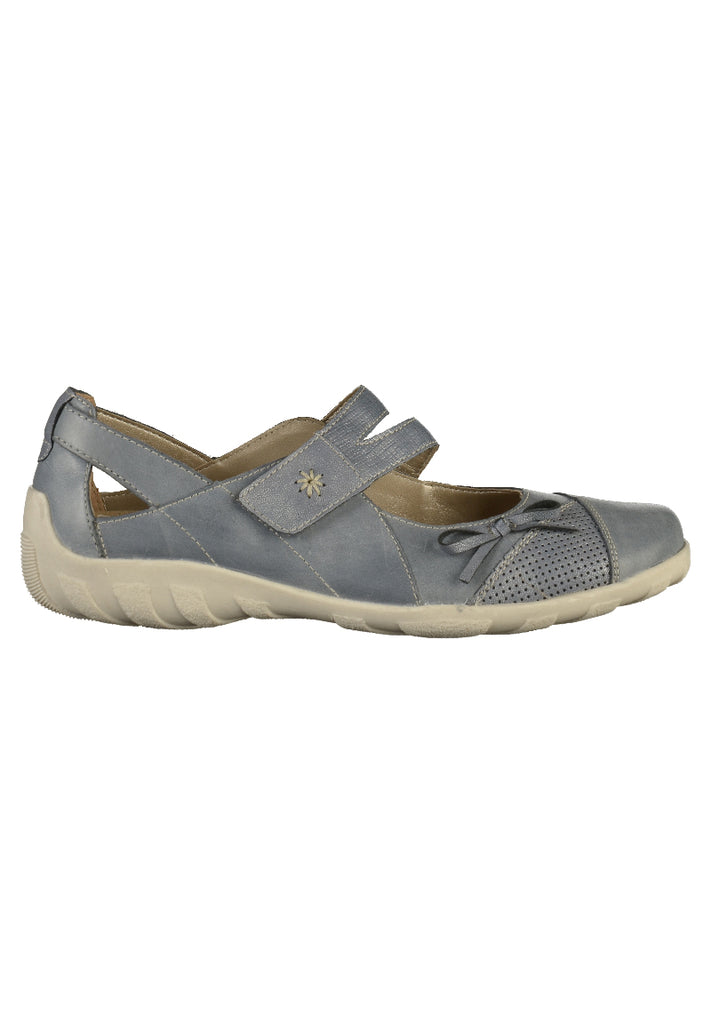 Remonte Ballerinas Glattleder Blau - surf4shoes