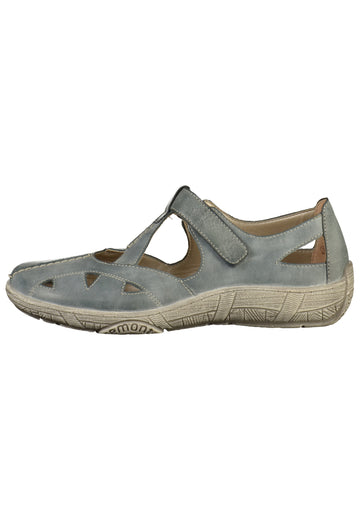 Remonte Halbschuhe Leder Blau - surf4shoes