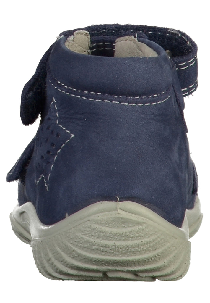 Richter Halbschuhe Nubukleder Blau - surf4shoes