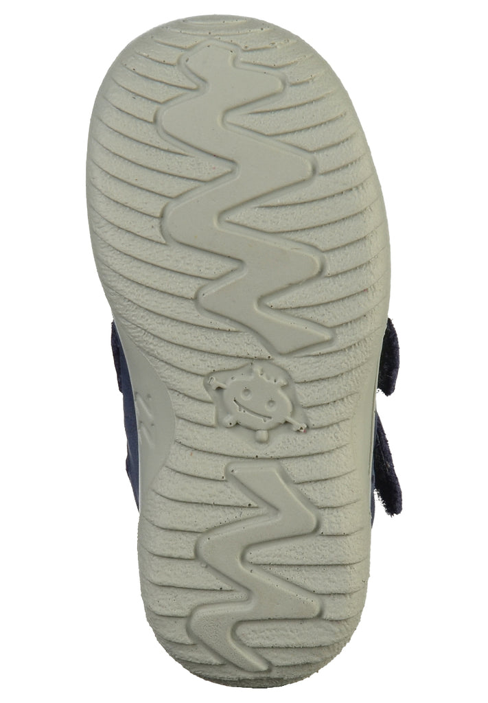 Richter Halbschuhe Nubukleder Blau - surf4shoes