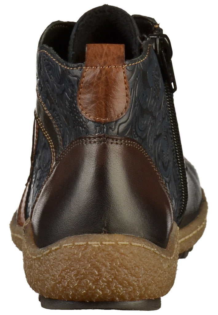 Remonte Halbschuhe Lederimitat Blau - surf4shoes