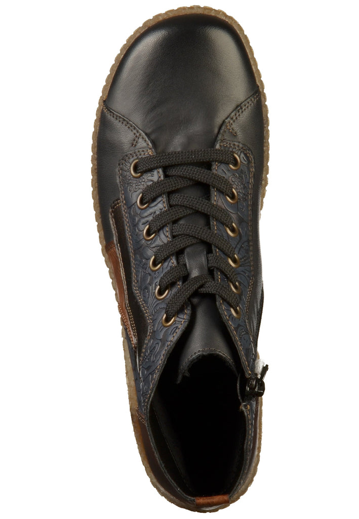 Remonte Halbschuhe Lederimitat Blau - surf4shoes