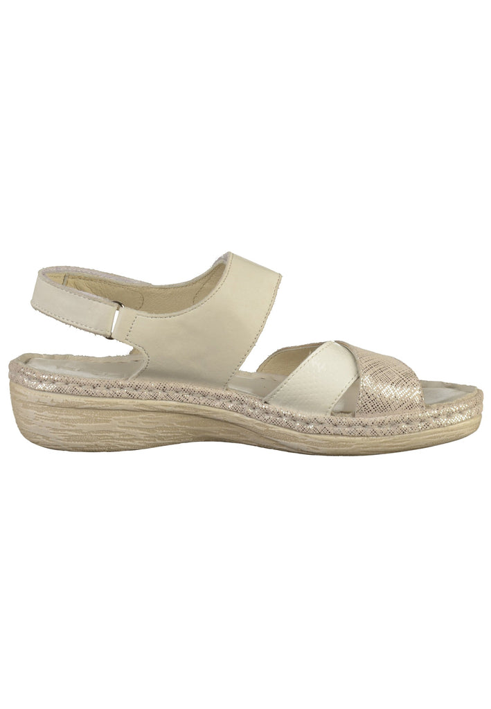 Rohde Sandalen Leder Beige - surf4shoes