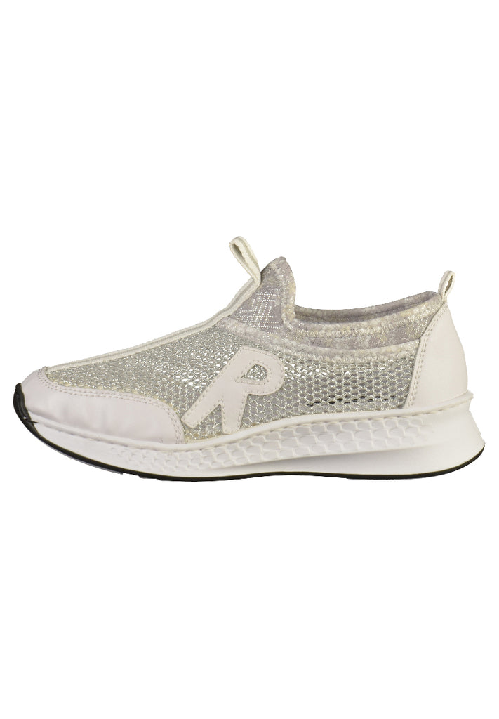 Rieker Sneaker Textil Weiß - surf4shoes