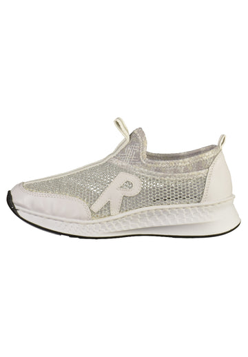 Rieker Sneaker Textil Weiß - surf4shoes