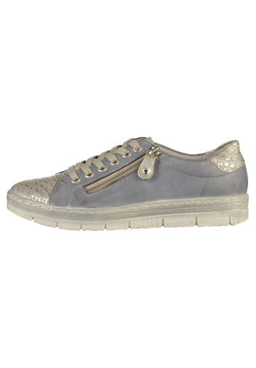 Remonte Halbschuhe Leder Blau - surf4shoes