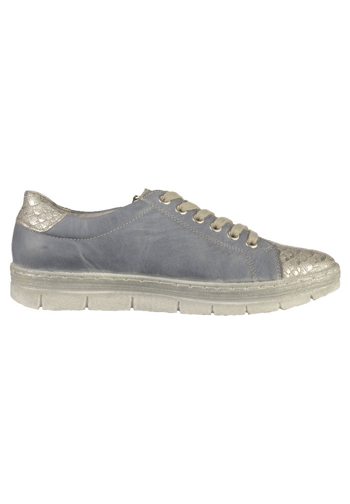 Remonte Halbschuhe Leder Blau - surf4shoes