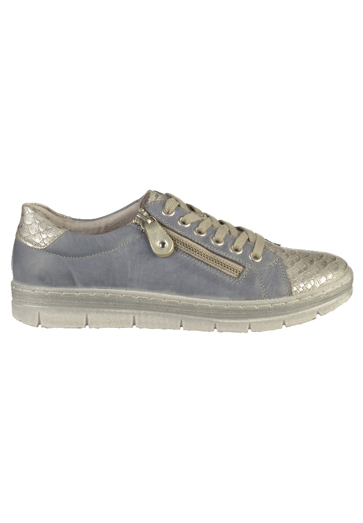 Remonte Halbschuhe Leder Blau - surf4shoes