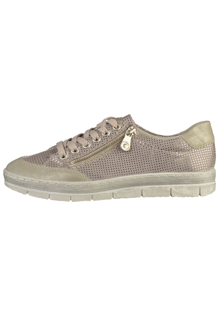 Rieker Sneaker Lederimitat Grau - surf4shoes