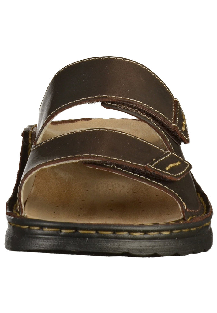 Rohde Pantoletten Nubukleder Espresso - surf4shoes