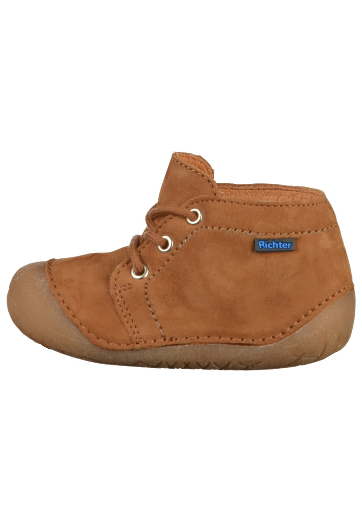 Richter Halbschuhe Nubukleder Cognac - surf4shoes