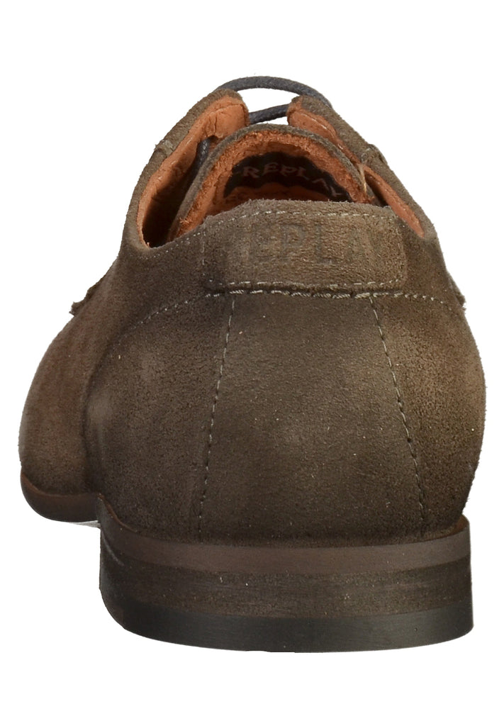 Replay Halbschuhe Leder Dunkelgrau - surf4shoes