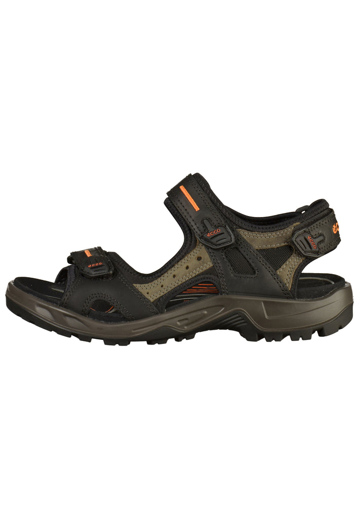 ecco Sandalen Leder/Textil Schwarz - surf4shoes