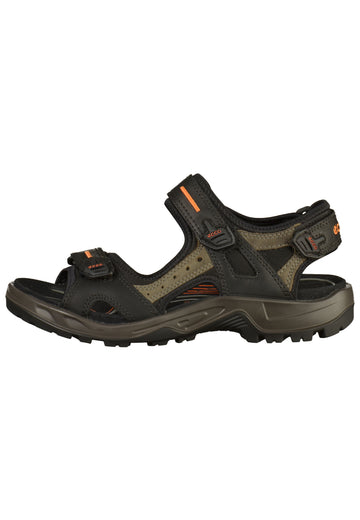 ecco Sandalen Leder/Textil Schwarz - surf4shoes