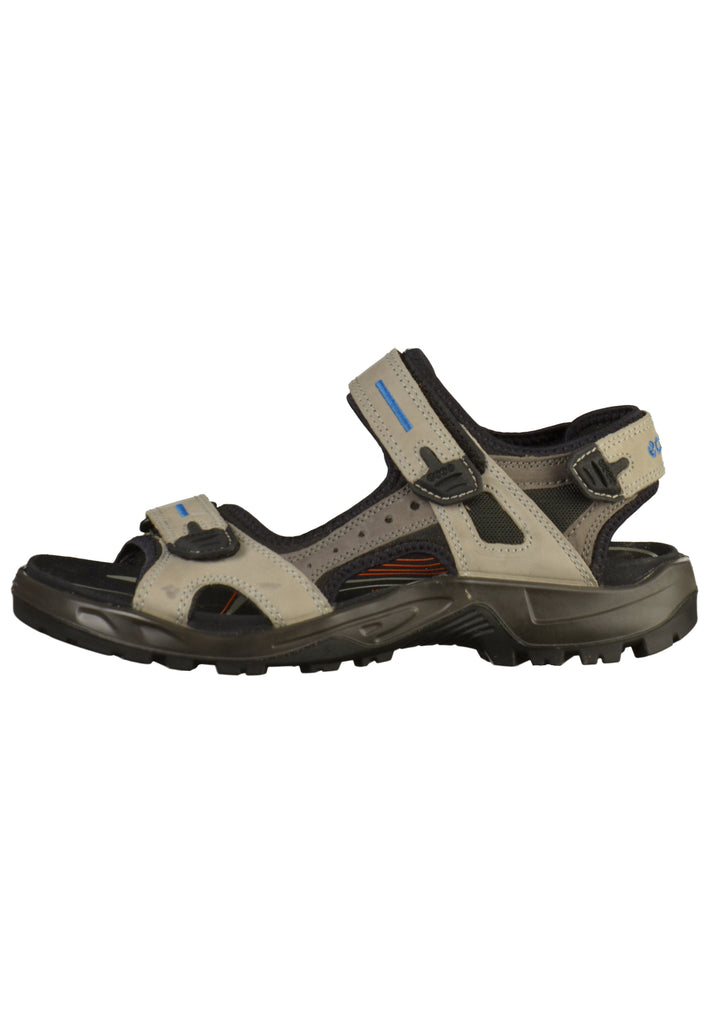 ecco Sandalen Leder/Textil Grau - surf4shoes