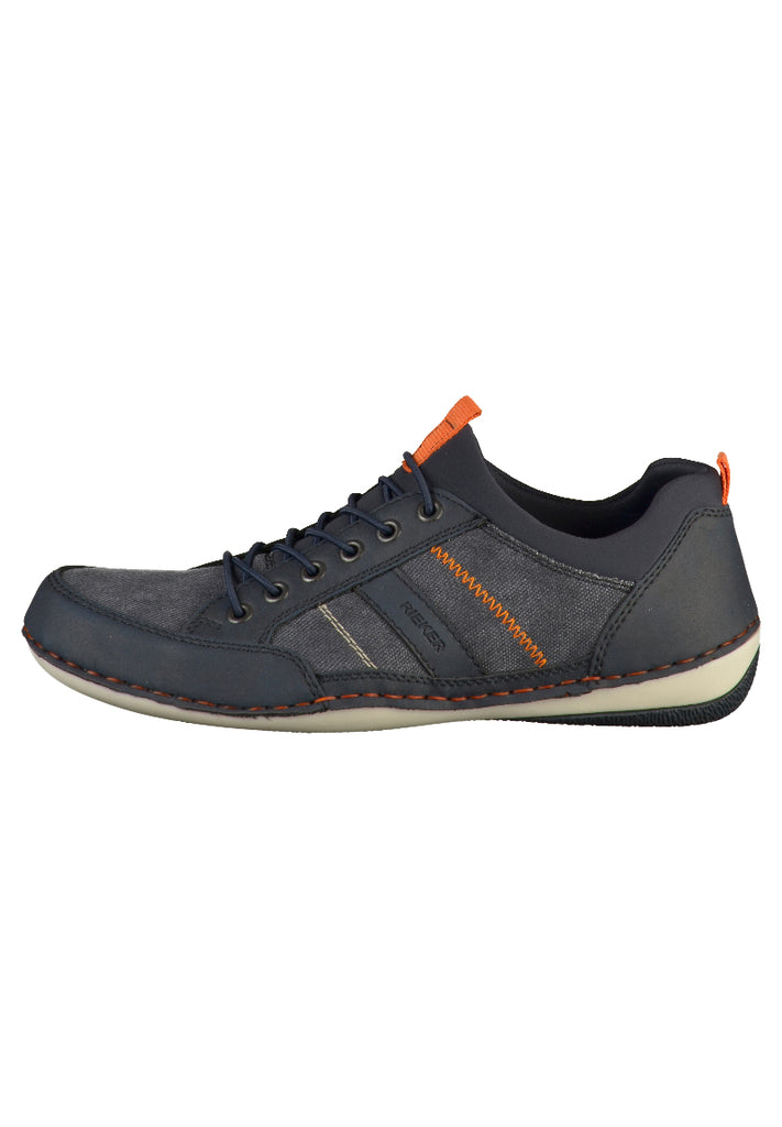 Rieker Sneaker Lederimitat Navy - surf4shoes
