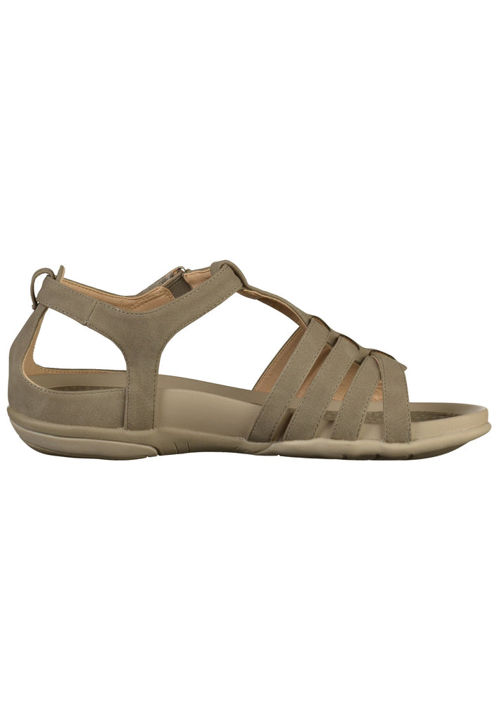 Rieker Sandalen Lederimitat Grau - surf4shoes