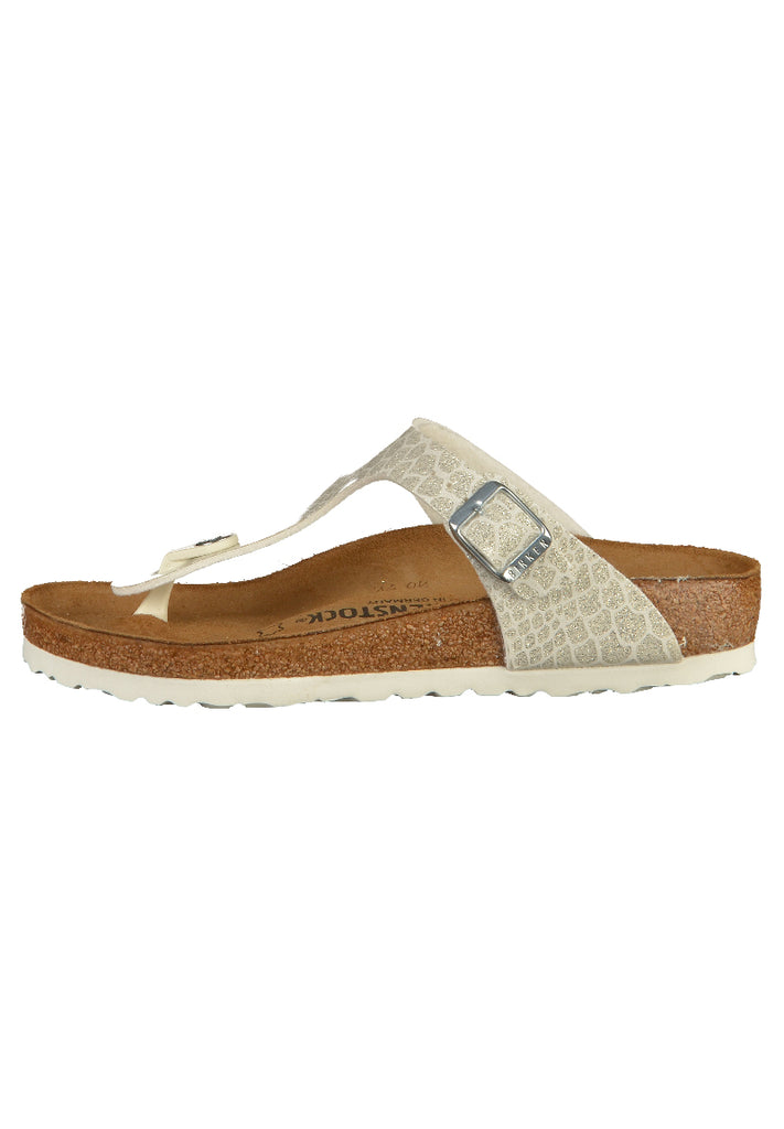 Birkenstock Zehensteg Birko-Flor Magic Snake White - surf4shoes