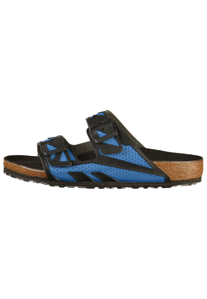 Birkenstock Pantoletten Mikrofaser Rubberized Blue - surf4shoes