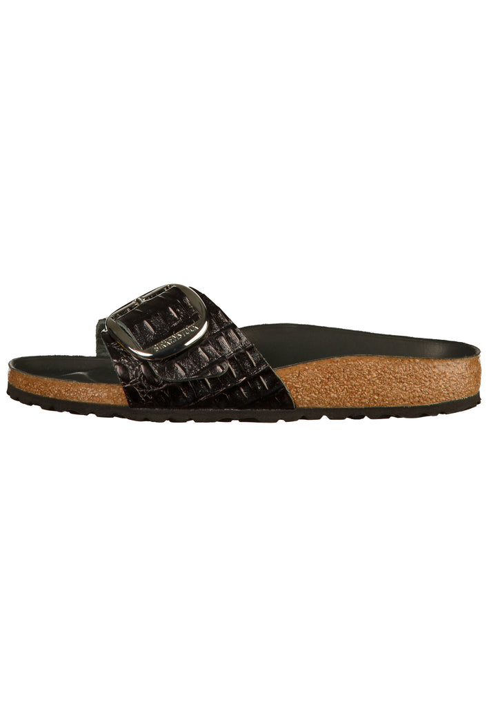 Birkenstock Pantoletten Nubukleder Gator Anthracite - surf4shoes