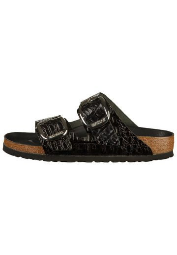 Birkenstock Pantoletten Naturleder Gator Anthracite - surf4shoes