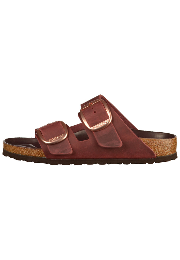 Birkenstock Pantoletten Fettleder Zinfandel - surf4shoes