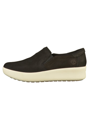 Timberland Slipper Leder Schwarz - surf4shoes