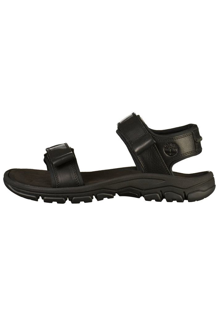 Timberland Sandalen Leder/Textil Schwarz - surf4shoes