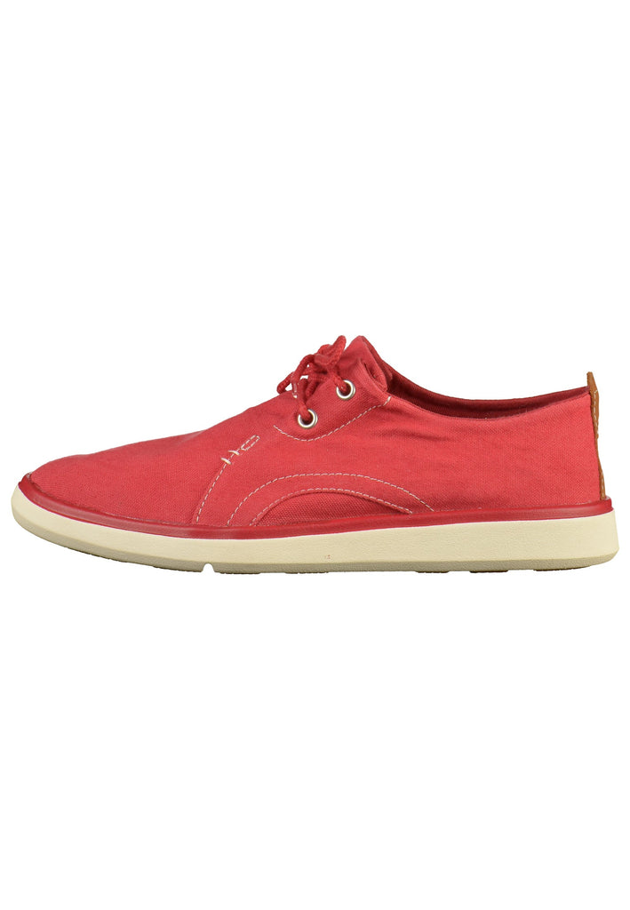 Timberland Halbschuhe Leder/Textil Rot - surf4shoes