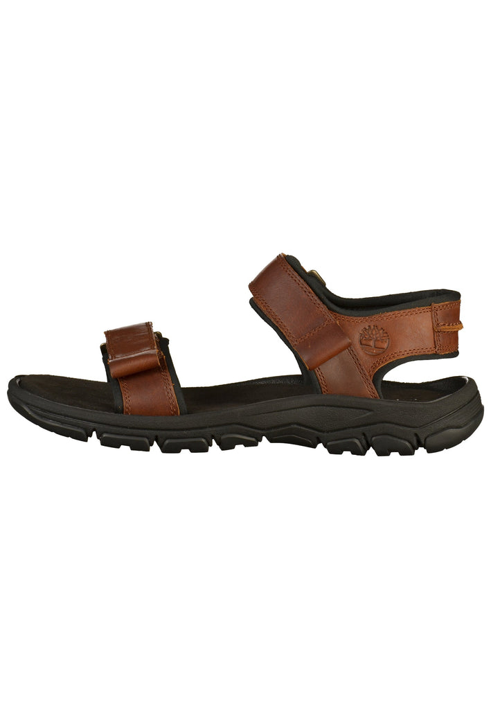 Timberland Sandalen Leder/Textil Braun - surf4shoes