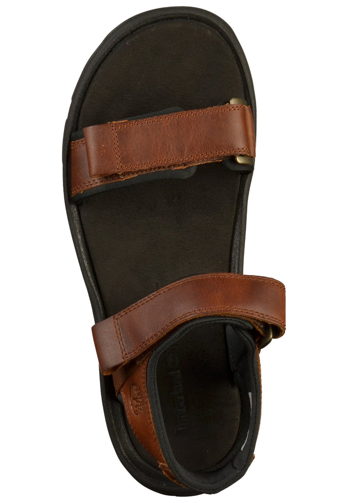 Timberland Sandalen Leder/Textil Braun - surf4shoes