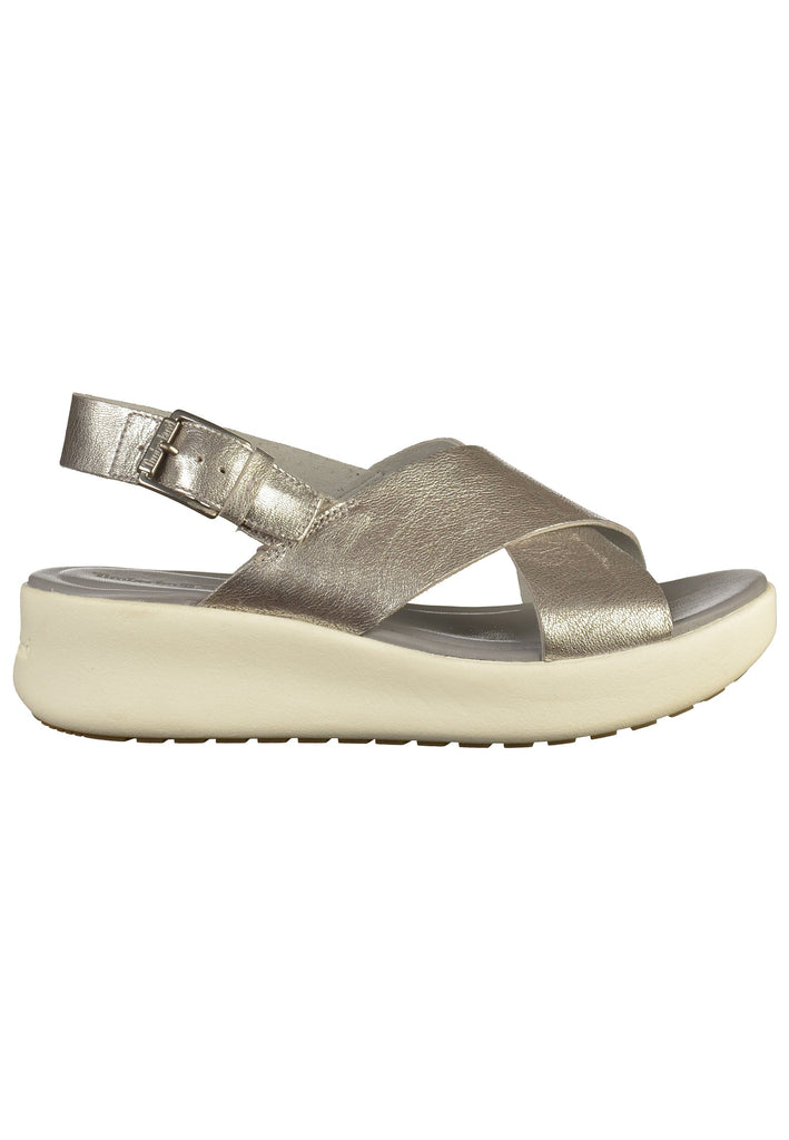Timberland Sandalen Leder Silber - surf4shoes