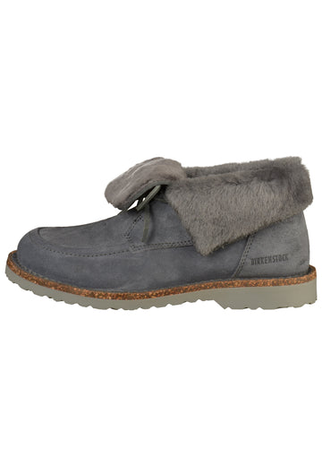 Birkenstock Stiefelette Veloursleder Graphit - surf4shoes