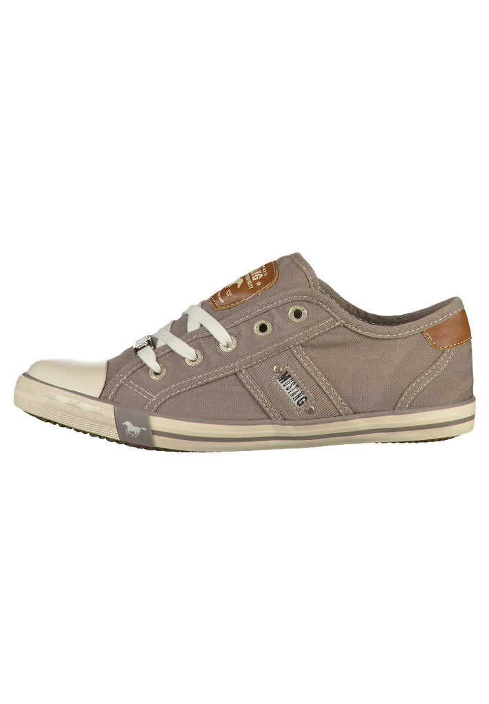 Mustang Sneaker Canvas Grau - surf4shoes