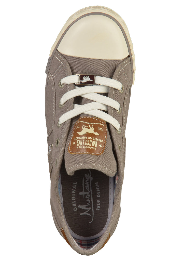 Mustang Sneaker Canvas Grau - surf4shoes