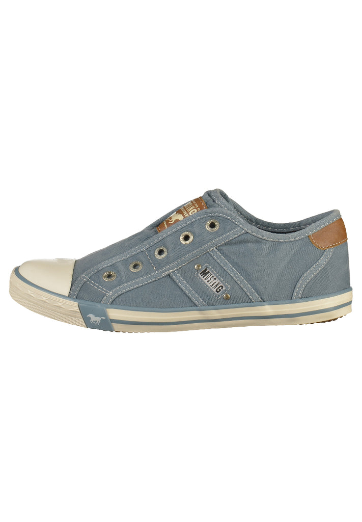Mustang Sneaker Canvas Blau - surf4shoes