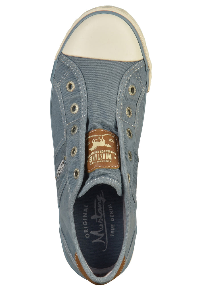 Mustang Sneaker Canvas Blau - surf4shoes