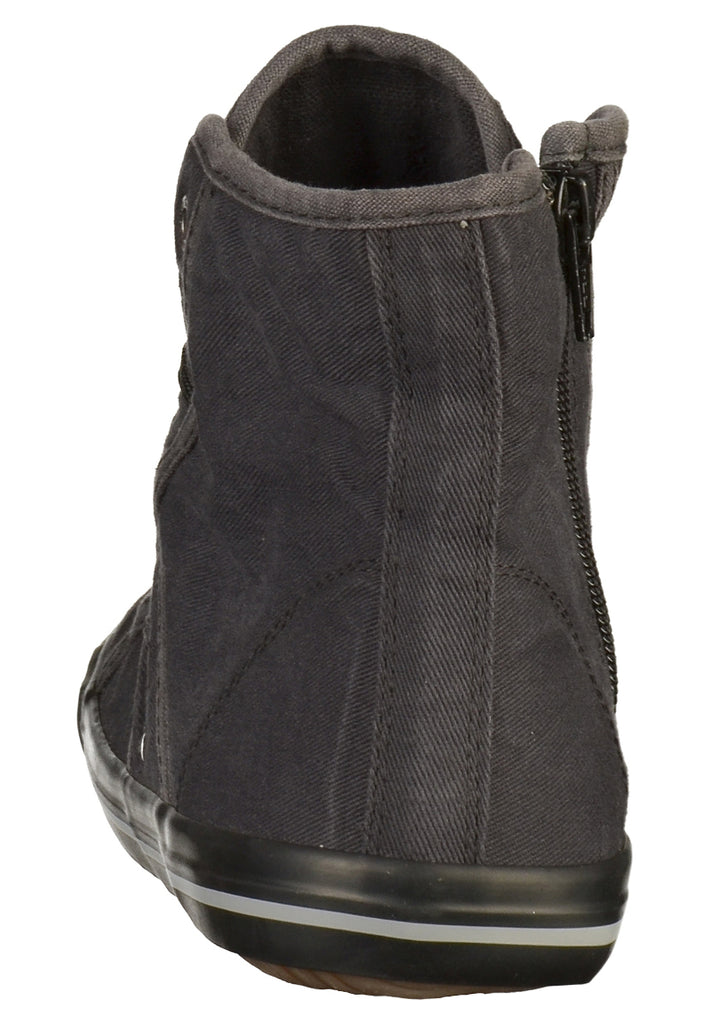 Mustang Sneaker Canvas Graphit - surf4shoes