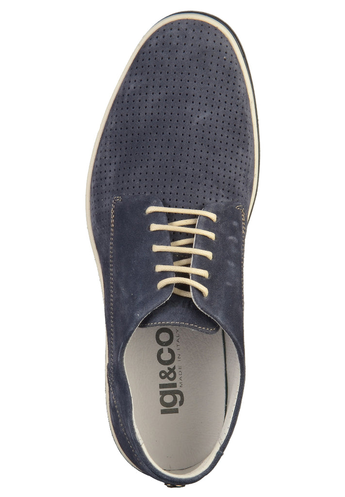 IGI&CO Halbschuhe Nubukleder Jeans - surf4shoes