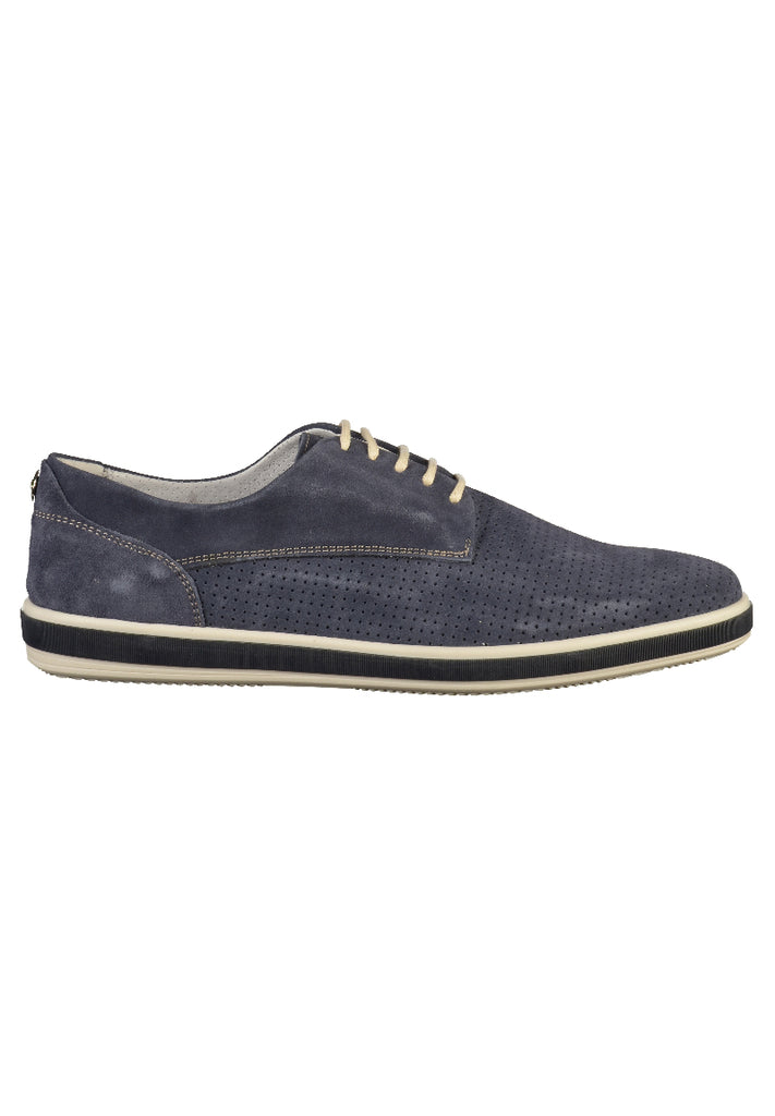 IGI&CO Halbschuhe Nubukleder Jeans - surf4shoes