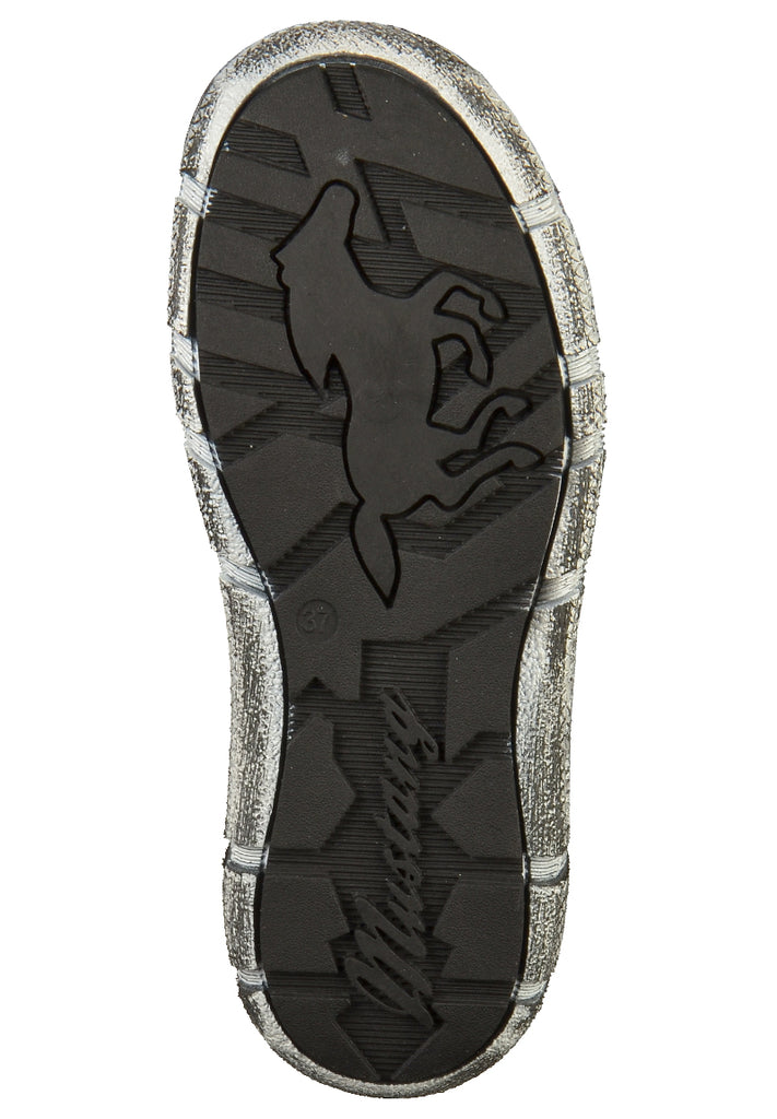 Mustang Halbschuhe Lederimitat Rot - surf4shoes