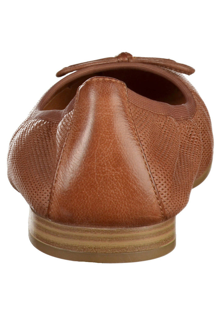 Tamaris Ballerinas Leder Cognac - surf4shoes