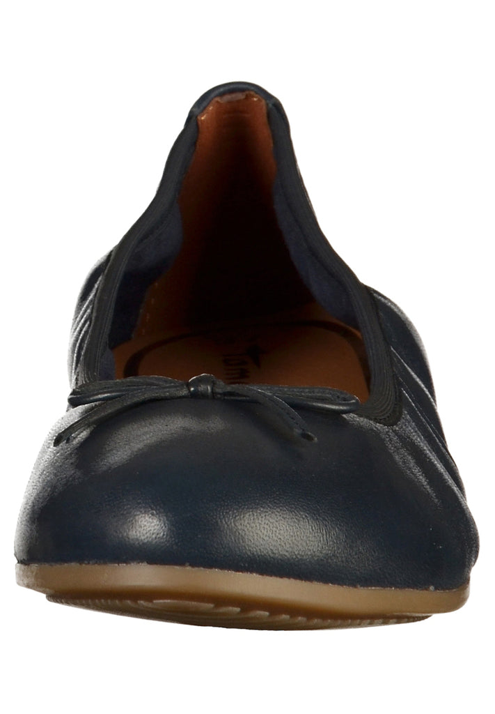 Tamaris Ballerinas Leder Navy - surf4shoes
